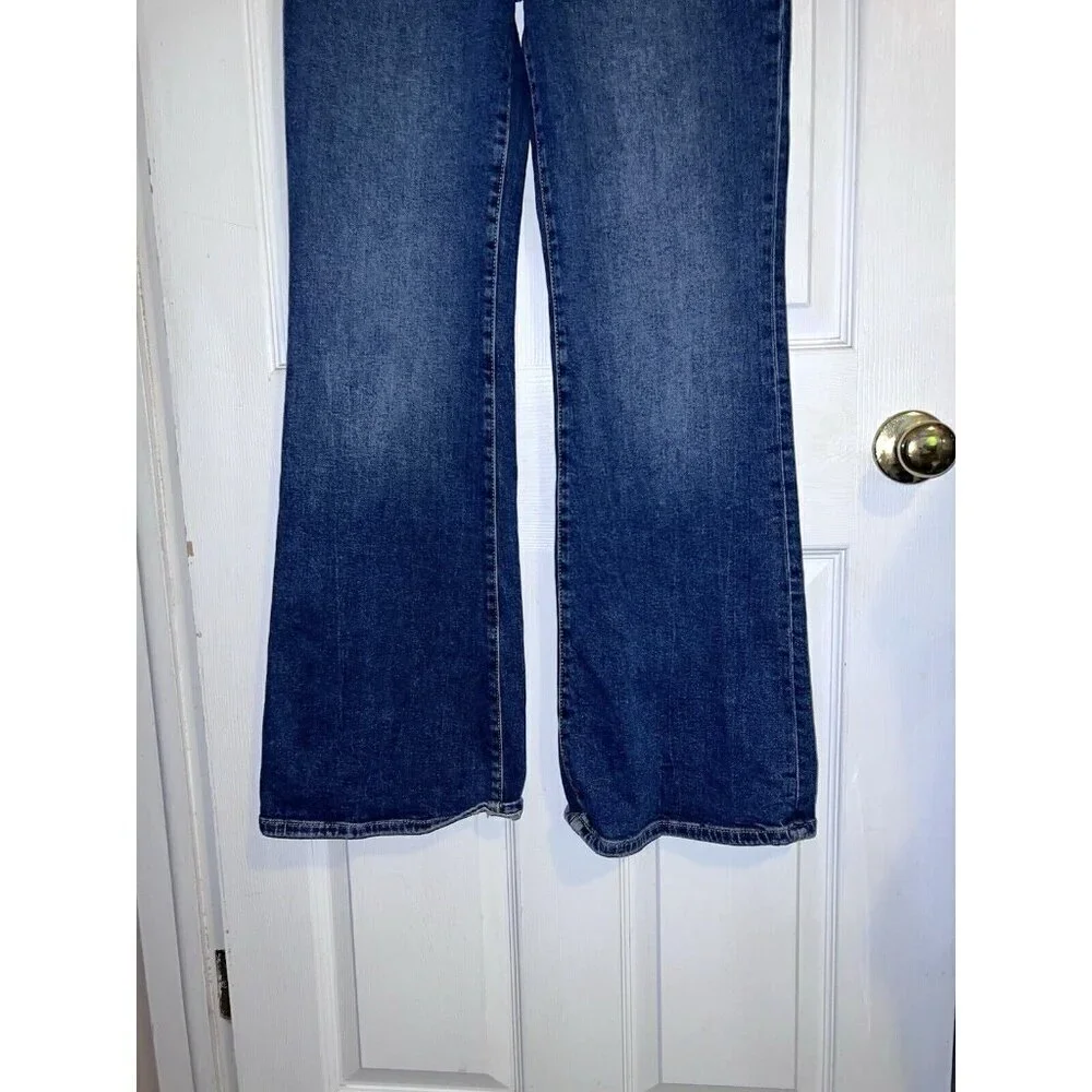 LOVERS AND FRIENDS River Verona Stretch Denim Low Rise Ultra Flare Jeans